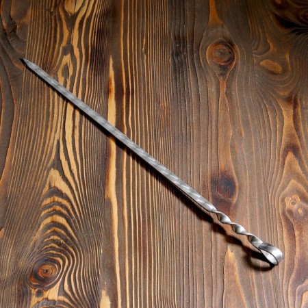 Shampoo with a handle, working length - 40 cm, width - 10 mm, thickness - 3 mm with a pattern-1