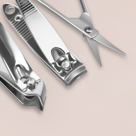 Manicure set, 6 items, in case, black color-5