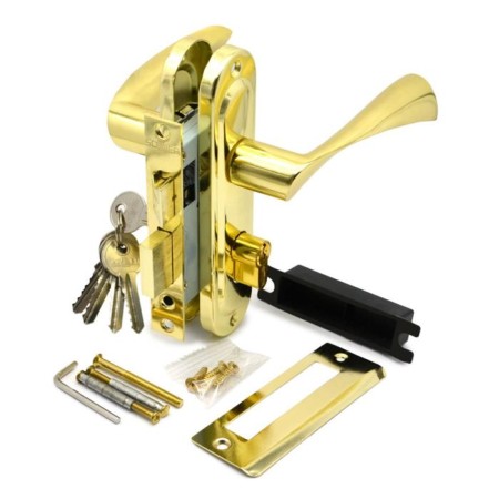 Smeal castle with handles 50/76pb, 24 CM, key-key on the bar, color gold