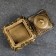 Casket, gold 13x13x13cm