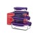 A set of glass containers Oursson 0.37/ 0.63/ 1/ 1.5 l, 4 pcs