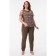Female suit, size 54, green color