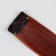 Local Loca, straight hair, clock, 50 cm, 5 grams, redhead red