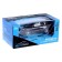 The machine is on the radio control, works on batteries, the color is black