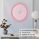 Watch Wall Interior "Classics", silent, D-30 cm, pink
