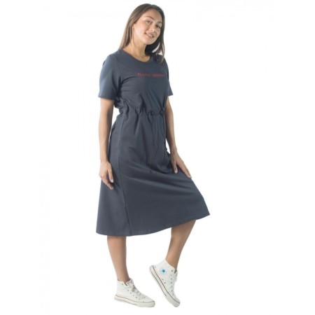 Women's dress FLAME Power, size 48, gray color-1