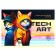 Album for drawing A4, 24 sheets on the paper clip, cardboard cover, offset block 100 g/m2, mix
