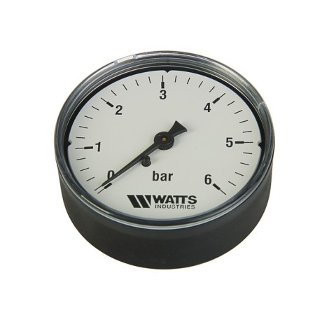 The Watts 10008095 manometer, axial, DC 63 mm, 0.6 MPa, external thread 1/4 "