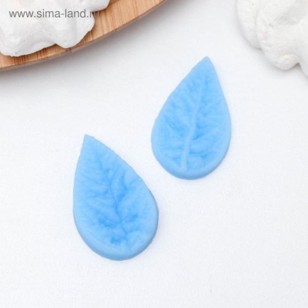 Mold "Liszt of Hydrangea", silicone, 2 items, 4 × 2.5 cm, color mix-9