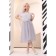 Female skirt, size 48, gray color