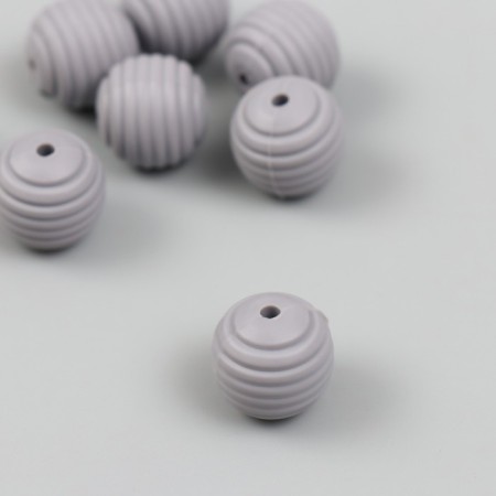 Busina Silicon "Round with a beam" Light gray d = 1.5 cm