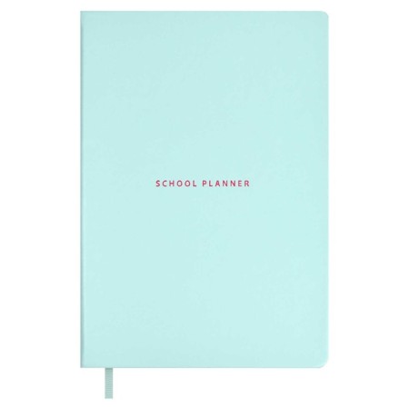 School School A5 80 sheets "Mint Ploste", firm cover of artificial leather, foil embroidery, lies, reference material, block 70 g/m2