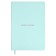 School School A5 80 sheets "Mint Ploste", firm cover of artificial leather, foil embroidery, lies, reference material, block 70 g/m2