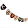 Paper garland with a ribbon "Happy Birthday" Magic