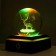 Souvenir glass backlight "Deer" d = 6 cm LED stand from 3AAA, USB wire 9x7x7 cm