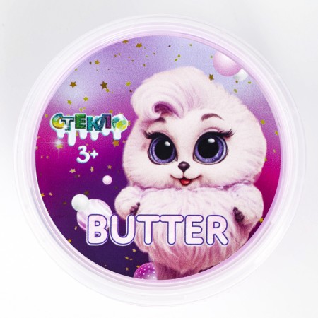 Slime "Glass", Butter series, purple, 75 g-2