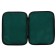 Folder with handles Textile A4, 350 x 270 x 20 mm, calligrata "Office", nylon 600D, two -color Kant, Green