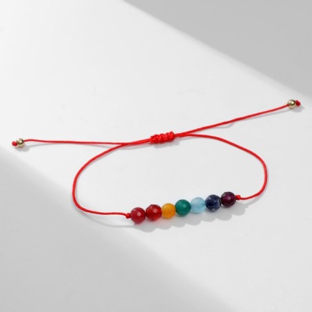 Bracelet-reinforcing "red thread" of the planet, color, d = 7-2