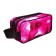 School Penal on the zipper Calligrata, 2 departments, pink-black