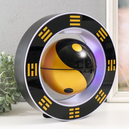 Levitative souvenir Light "Yin-Yang in a circle" Black ball d = 14 cm 26x14x26 cm-4