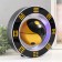 Levitative souvenir Light "Yin-Yang in a circle" Black ball d = 14 cm 26x14x26 cm
