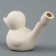 Ceramic whistle for coloring "Duck"