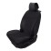 Press on the universal seat Voin Cover Plain, eco -leather, set 1pcs, foams 7mm, black 77718