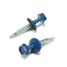 Roofing screws 4.8x35 mm, Ral5005 Blue color, 250 pcs.