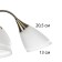 Sandra chandelier 5he27 40W Black-Bronze 65x65x30 cm
