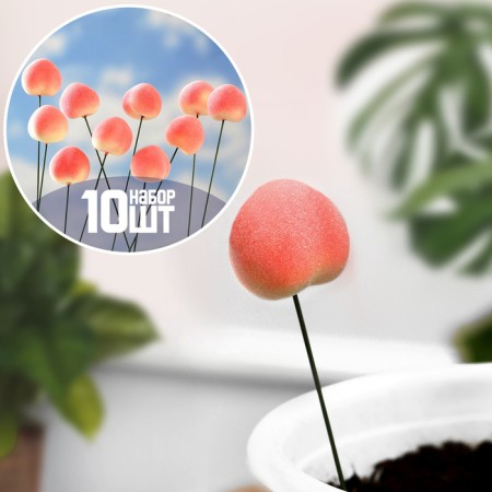 Set of plugs "Persik" 10pcs, 3cm, length 25cm