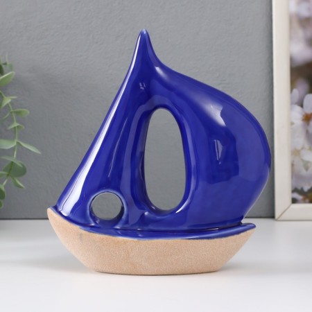 Souvenir Ceramics "Little Saussa" Sand-blue 15.6x5.6x16.7 cm-2