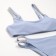 Separate Minaku swimsuit with rhinestones. Blue color, size 42