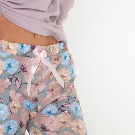 The kit is women's home (longshille/pants), pink color, size 54-4