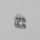 Rhinestones are sewing “drop”, rimmer, 6 × 10 mm, 50 pcs, white color