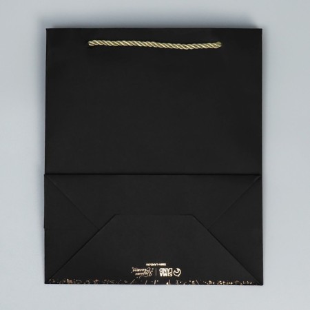 Gift package, packaging, “Happy Birthday” black craft, 23 x 27 x 11.5 cm-6