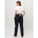 Semi -combinezone ski female, black color, size 56