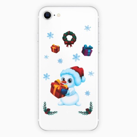 Stickers on the phone "Snowball", 8 x 14 cm, New Year-2
