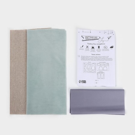 Soft toy "Home Bunny Bunny", sewing set, 21 × 0.5 × 29.7 cm-3