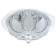 Chandelier 55647/500 CR chrome 5x40W+13W E14 LED PDU 50x50x25cm