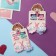 Hair set "Baby" (4 elastic bands, 2 crab) unicorns, mix