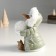 Souvenir Polystone Light "Goose in a fur coat with a hood with a snowball" 10x10x14 cm