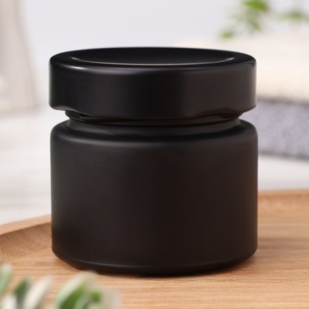 Aromatic candle made of soy wax in a bank, 75 g, Coffee TMB-2