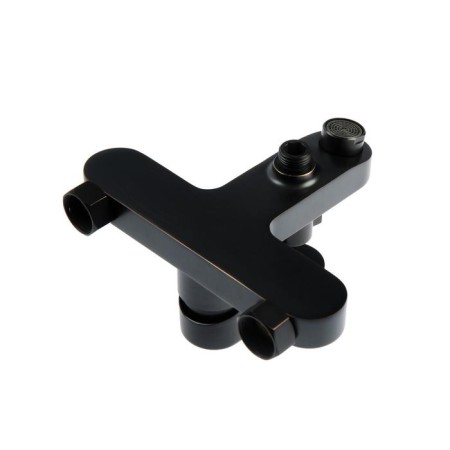 AFLORN bathtub "Nancy", "black bronze", 3-functional watering d100mm-2