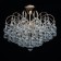 Pearl chandelier 6x60W E14 gold