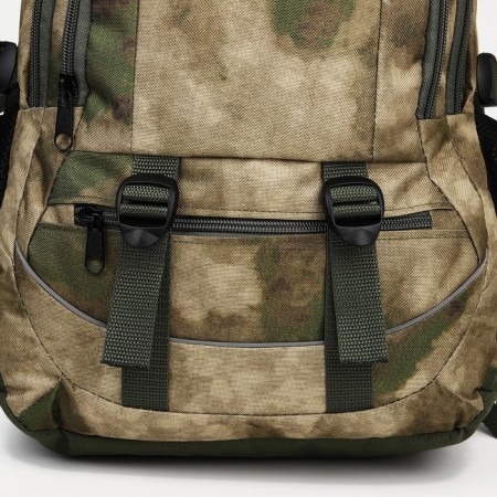 Tourist backpack, 22 l, 2 lightning departments, 5 external pockets, ZFTS, green color-5