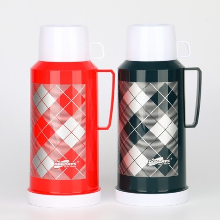 Thermos 1.8 l, with a glass flask, retains heat 10 hours, 15 x 33 cm, mix-9