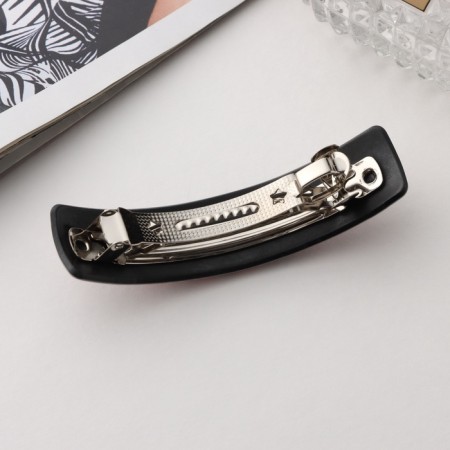 Hair hairpin "Silva" amber print, 9 cm, mix-1