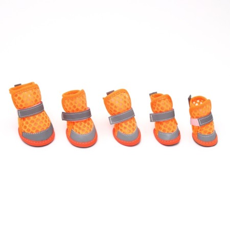 Cross shoes, set 4 pcs, 1 size (4 x 3 cm), orange-3