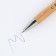 Bamboo pen in a wooden case “Best Teacher”, Blue Paste, 1.0 mm