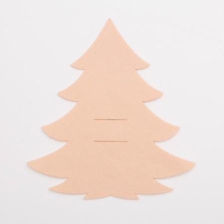 Envelope for tablespoons "Christmas tree with gold" 23x35 cm, 100% p/e, felt-2